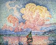 Paul Signac pink cloud oil painting reproduction